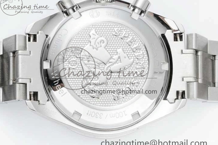0512 Speedmaster Racing Master SS HKF Best Edition White Dial on SS Bracelet A Premium 7809